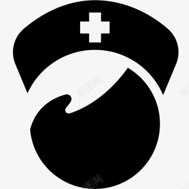 护士,护士帽,nurse图标