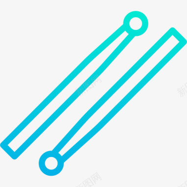 音乐器材鼓鼓音乐70渐变图标图标