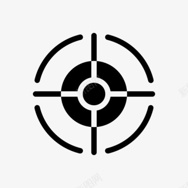 目标业务狙击手图标图标