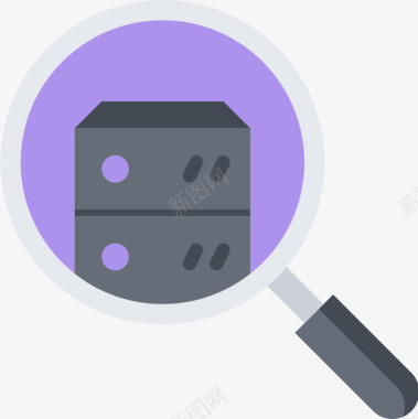 托管服务器机架托管服务器营销107扁平图标图标