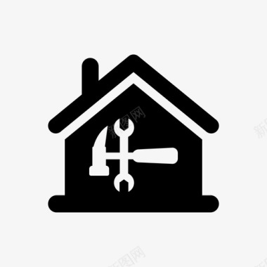 房屋维修商务家庭维修图标图标