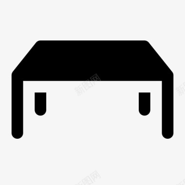 方桌书桌餐厅图标图标