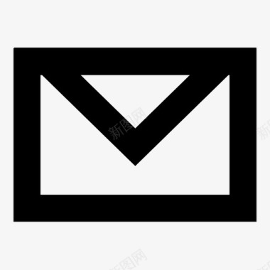 收件箱信封电子邮件收件箱图标图标