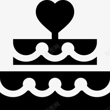 结婚蛋糕家庭生活27填充图标图标