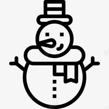 圣诞雪人雪人圣诞192直系图标图标