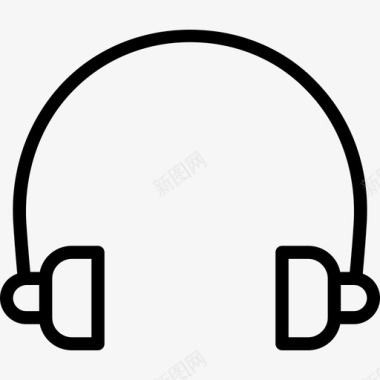 多媒体耳机客户线图标图标