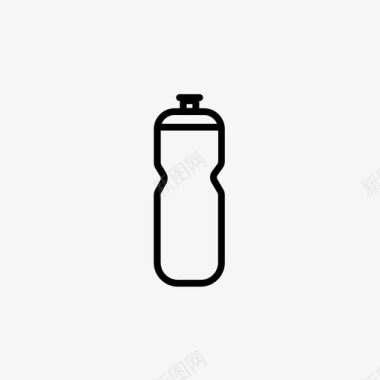 真空瓶饮料水合物图标图标