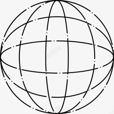 全球互联网世界图标图标