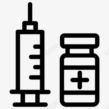 糖尿病日注射静脉注射注射器图标图标