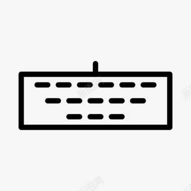 电脑主机硬件键盘打字工程图标图标