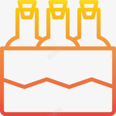 瓶子瓶子饮料12梯度图标图标