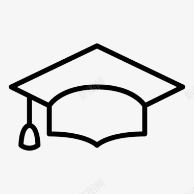 毕业帽子教育图标图标