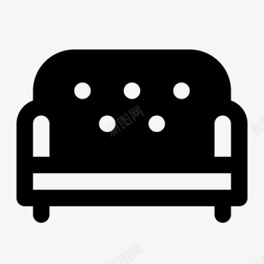 沙发椅子家具图标图标