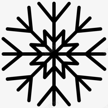 雪景冬天雪圣诞树降雪图标图标