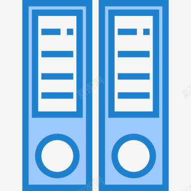 文件办公用品6蓝色图标图标