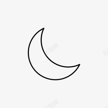 月亮梦夜晚图标图标
