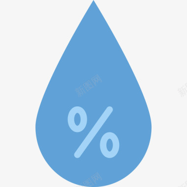 大气名片湿度天气161平坦图标图标