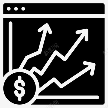 股票走势分析分析众筹2填充图标图标