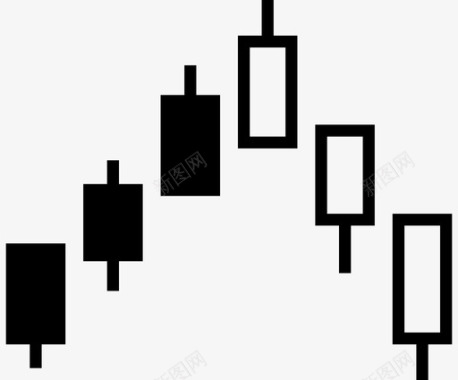 信息资料蜡烛棒图表信息图表图标图标