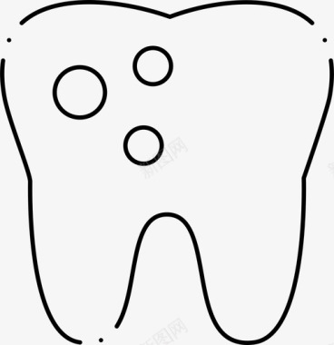 洁净牙齿牙齿医学图标图标