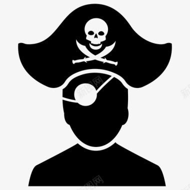 海盗自由女神私掠者图标图标
