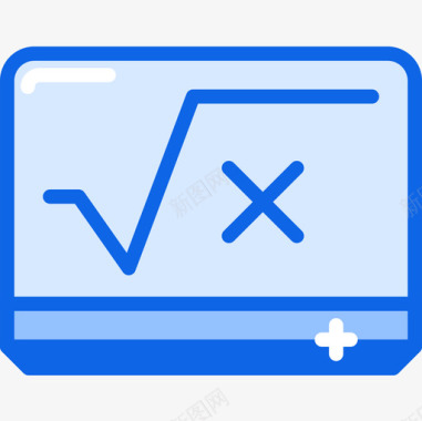 数学教育181蓝色图标图标