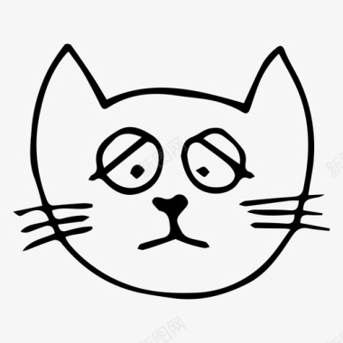 猫表情符号五图标图标