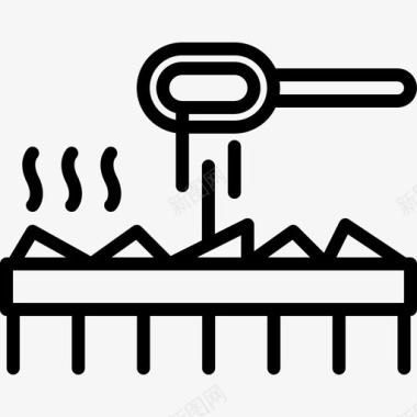 私密美容煤热水桑拿图标图标