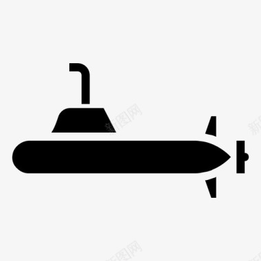 潜艇船交通工具图标图标