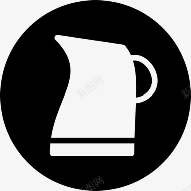 铁色浇水壶水壶饮料器具图标图标