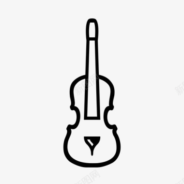 小提琴艺术乐器图标图标