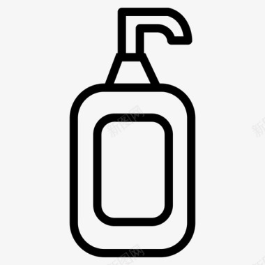液体清洁剂洗手液图标图标