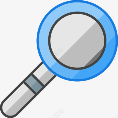 优惠卷线性图标放大镜创业2线性颜色图标图标