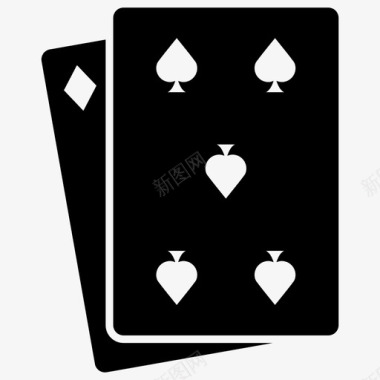 纸牌游戏赌博扑克牌图标图标