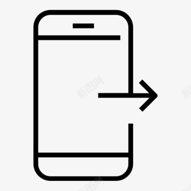 通信线路传出呼叫移动通信线路图标集1图标