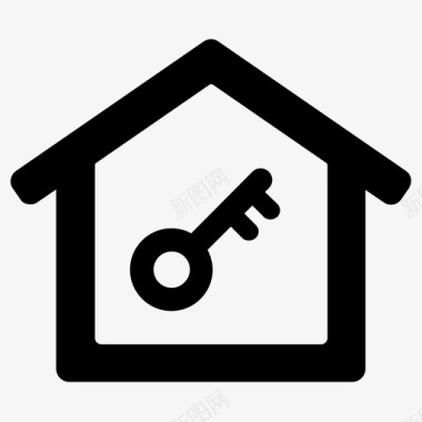 房主房子钥匙图标图标