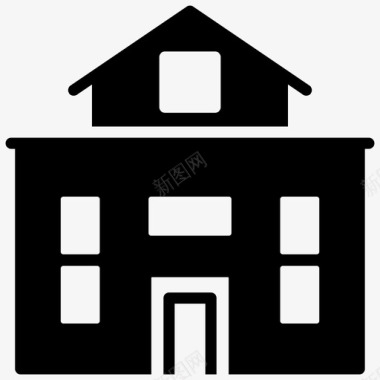 别墅房子家小屋图标图标