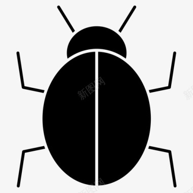 虫虫昆虫恶意软件图标图标