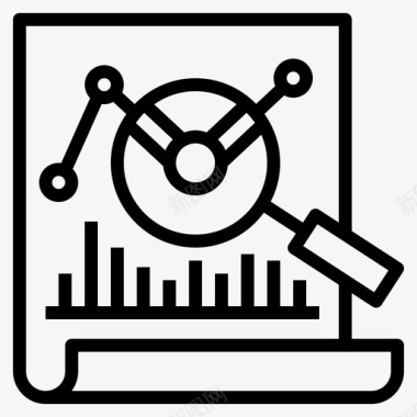 科学竞赛数据分析信息检查图标图标