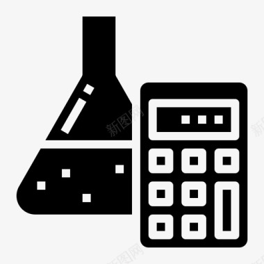 实验室计算生物技术公式图标图标