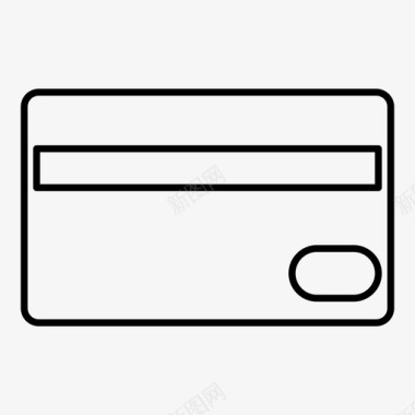 信用卡银行卡商务卡图标图标