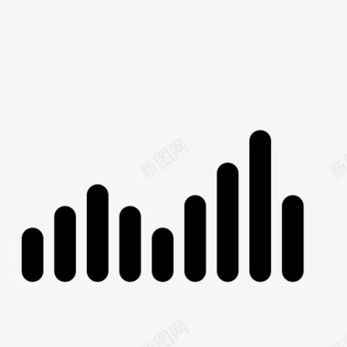 音频频谱音乐声音图标图标