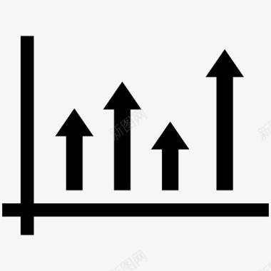 分析矢量图图表分析增长图标图标