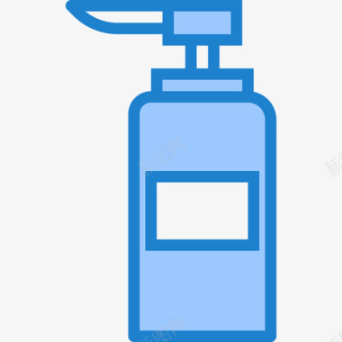 肥皂保健30蓝色图标图标