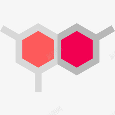 化学连接分子化学33扁平图标图标