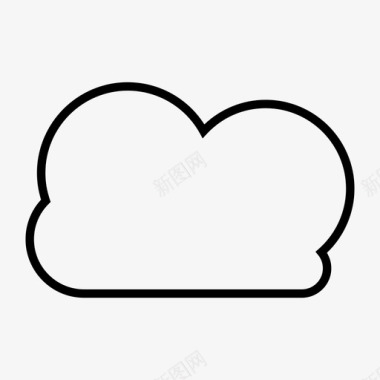 服务云气泡服务器图标图标