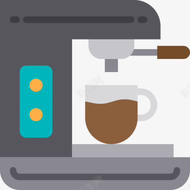 咖啡机免抠图片咖啡机咖啡厅73公寓图标图标