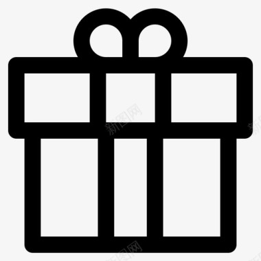 礼品盒子送货图标图标