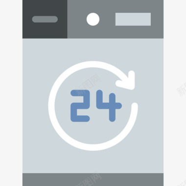 洗衣机效果洗衣机洗衣房16平板图标图标