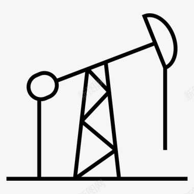 油井钻井石油井架图标图标